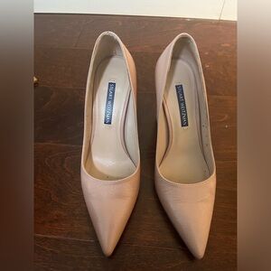 Size 5 M Stuart Weitzman block heels 3.5 inches